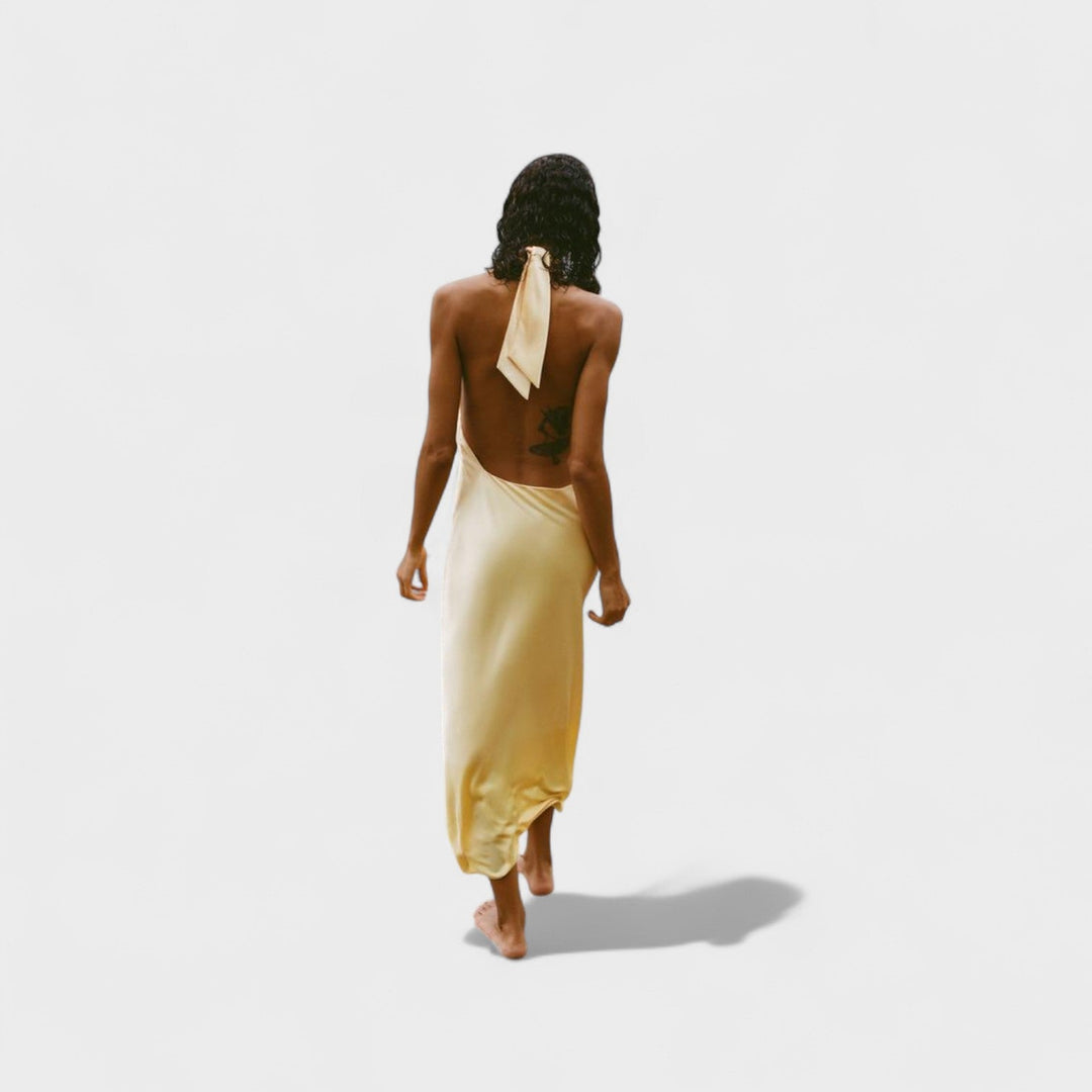 Sofia – Halter Satenasta Obleka