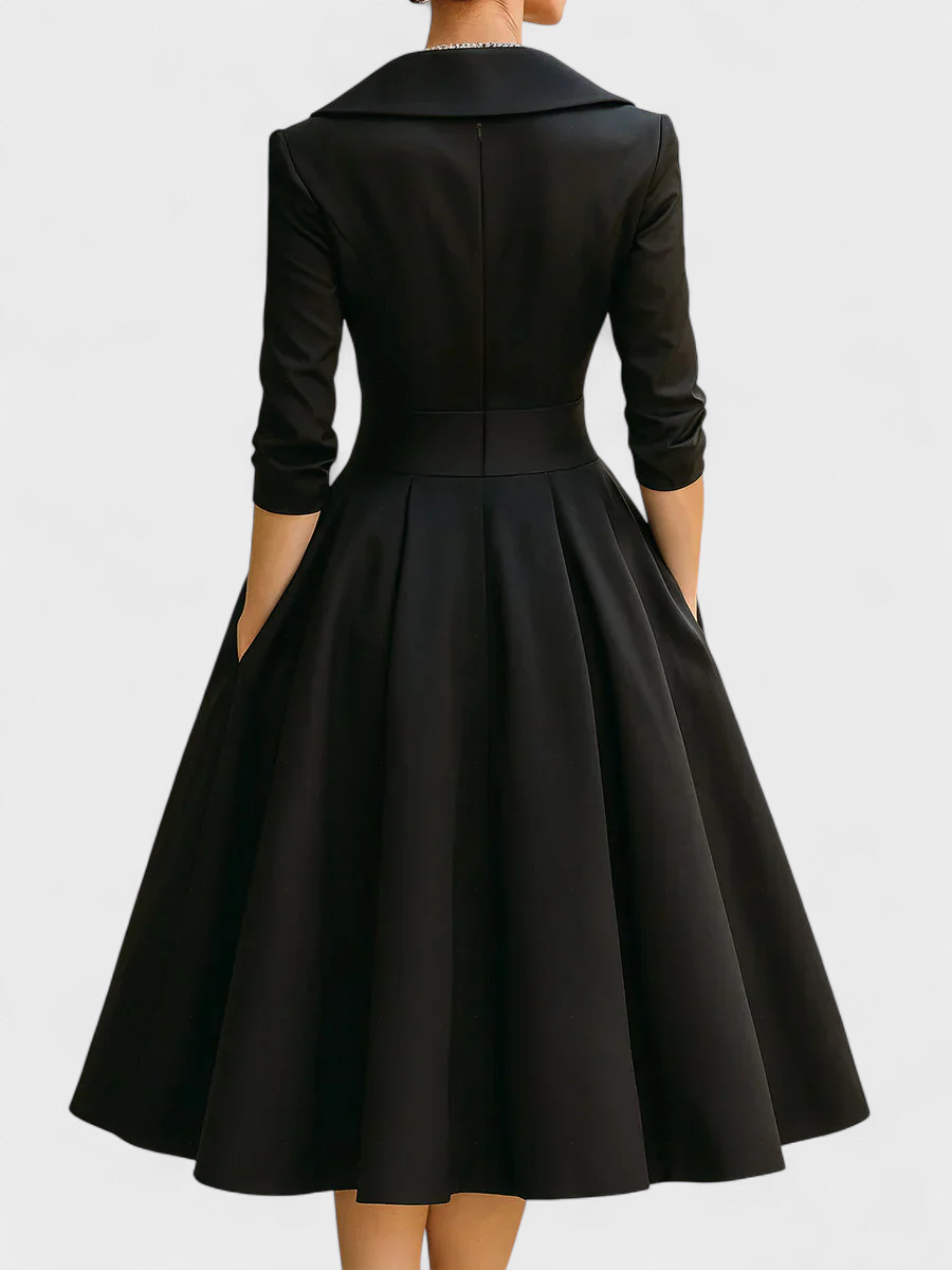 Petra - Elegantna Satenasta Obleka