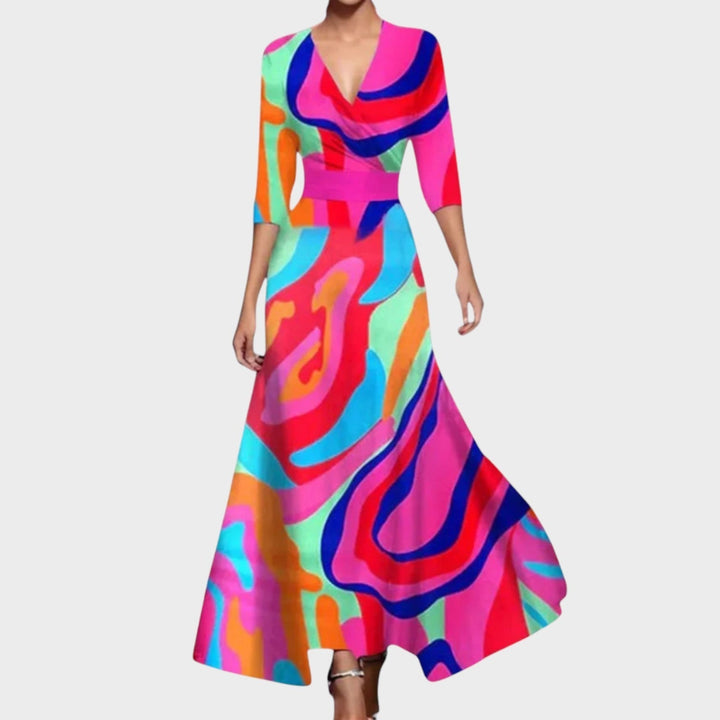 Isadora - Ročno izdelana luksuzna maxi obleka