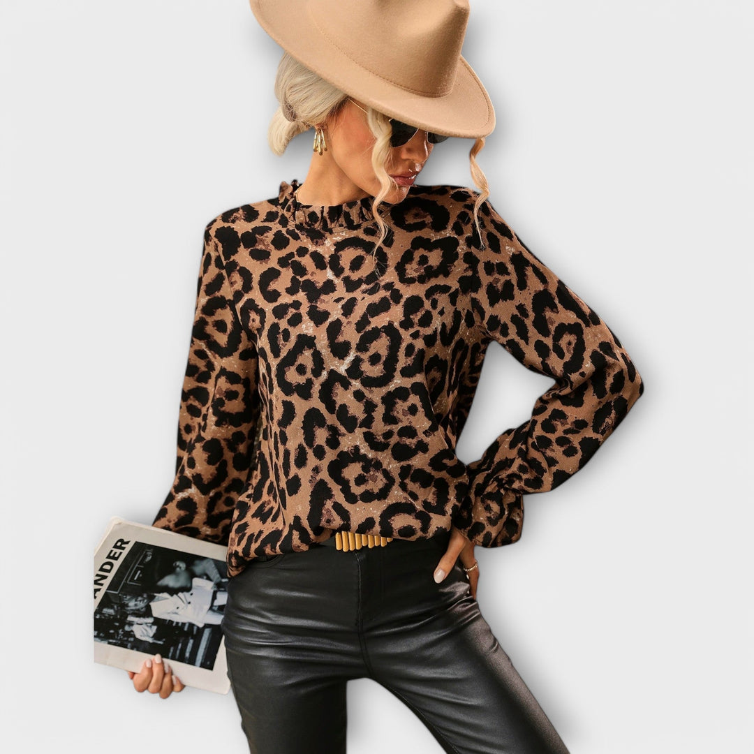 Hilda - Bluza z leopardjim vzorcem