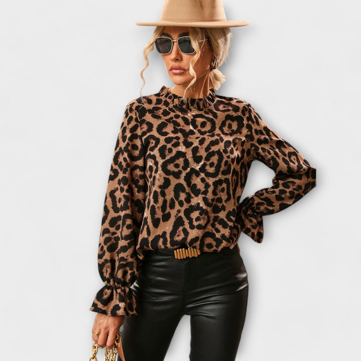Hilda - Bluza z leopardjim vzorcem