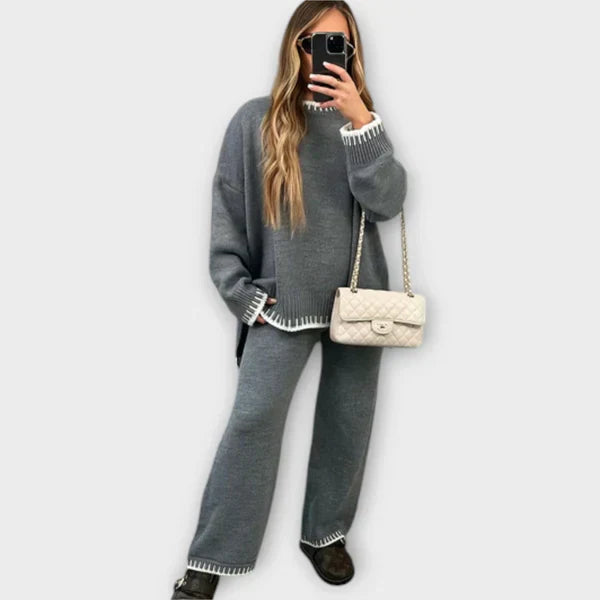 Lilu - Dvodelni Komplet Pletenih Puloverjev