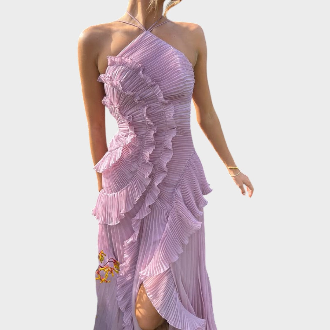 Marina - Obleka Maki z Volančki