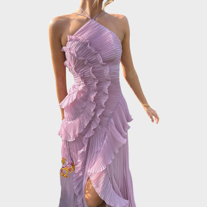 Marina - Obleka Maki z Volančki