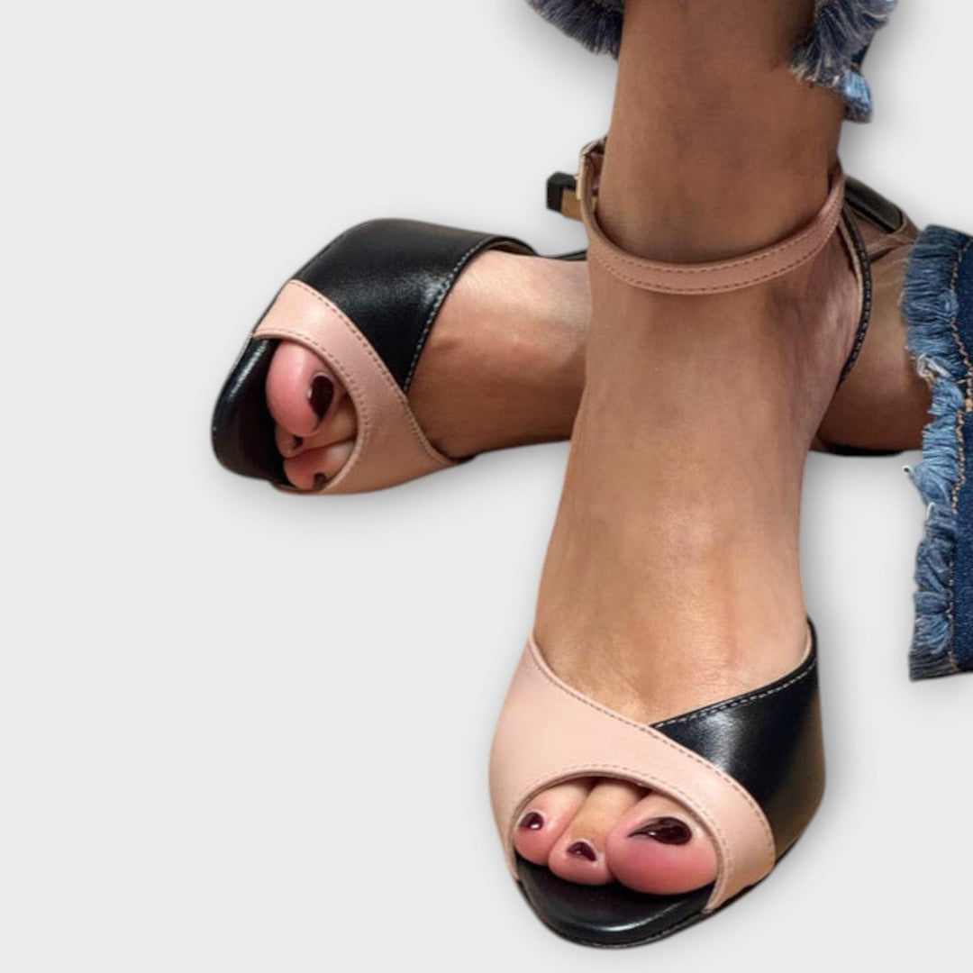 Zavena - Čevlji Z Visokim Petkom, Peep-Toe Silhueta