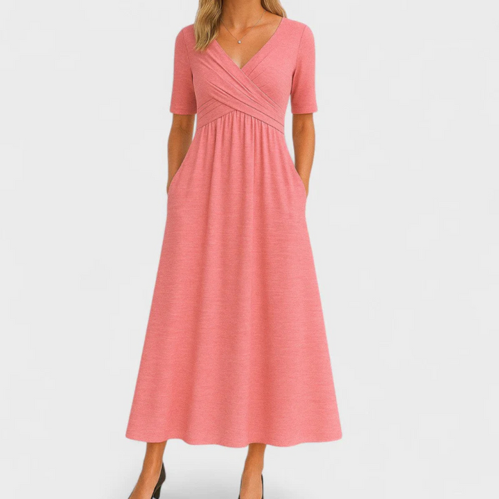 Vilma - Kratka Rokavi Obleka