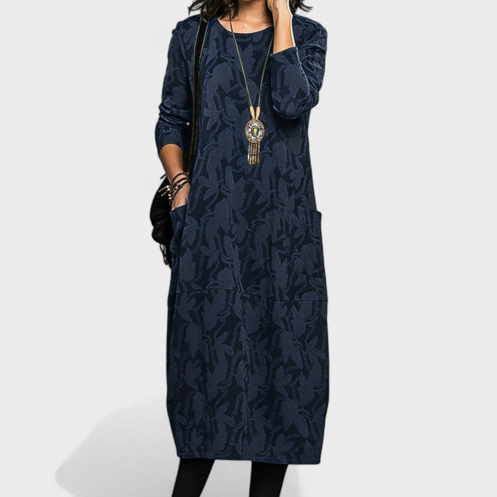 Jasmina - Elegantna jesenska obleka za vsakodnevno nošenje