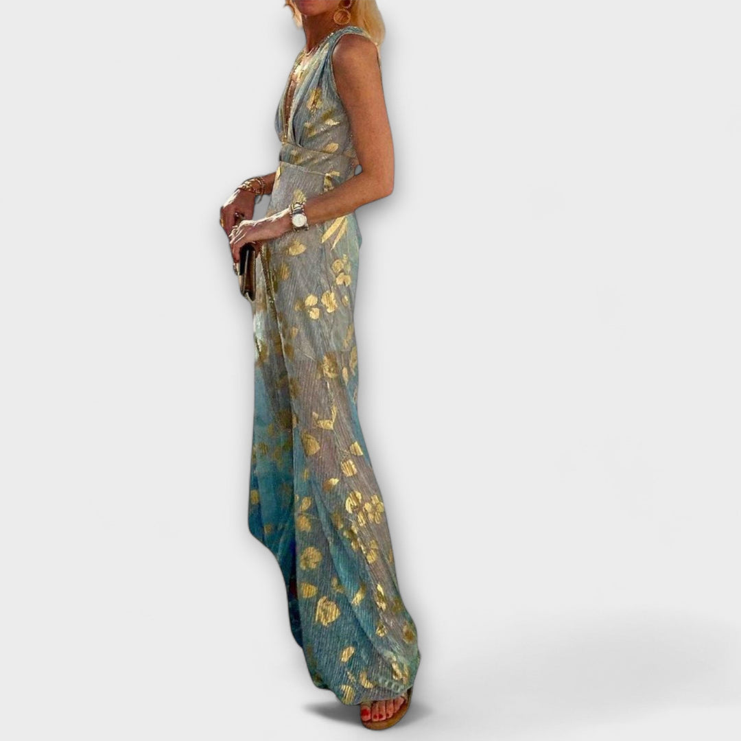 Tatiana - Eleganten V-izrez Obleka