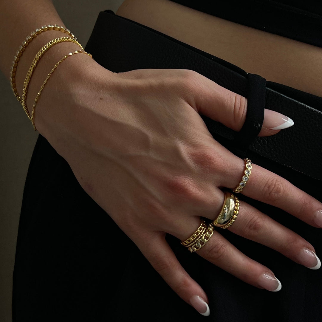 Maruša - Verižni Prstan z prilagodljivim obsegom