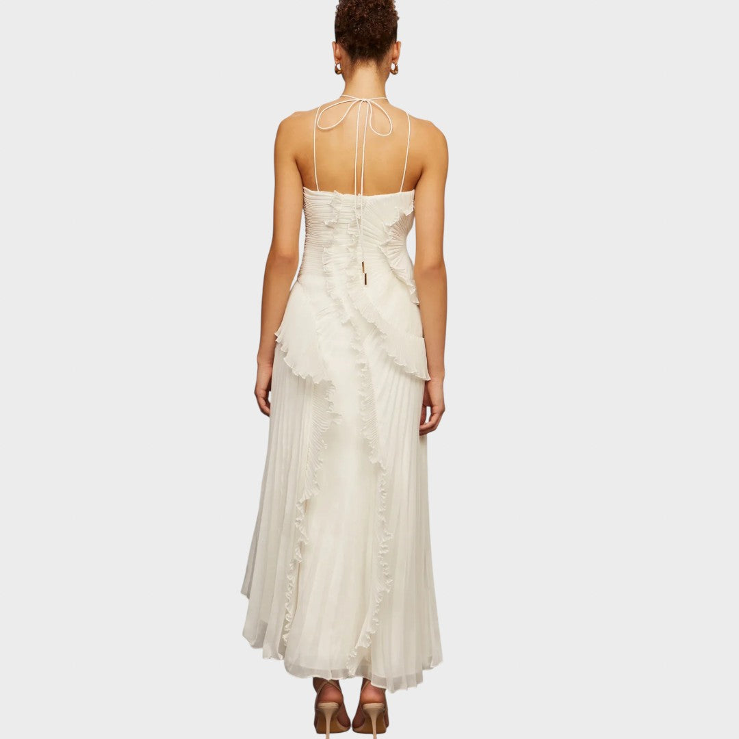 Ema - Dolga obleka z volančki