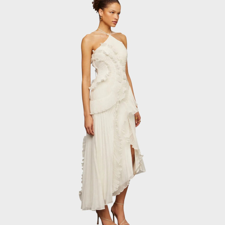 Ema - Dolga obleka z volančki