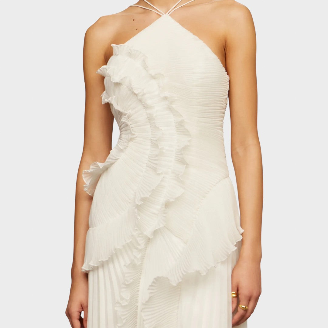 Ema - Dolga obleka z volančki