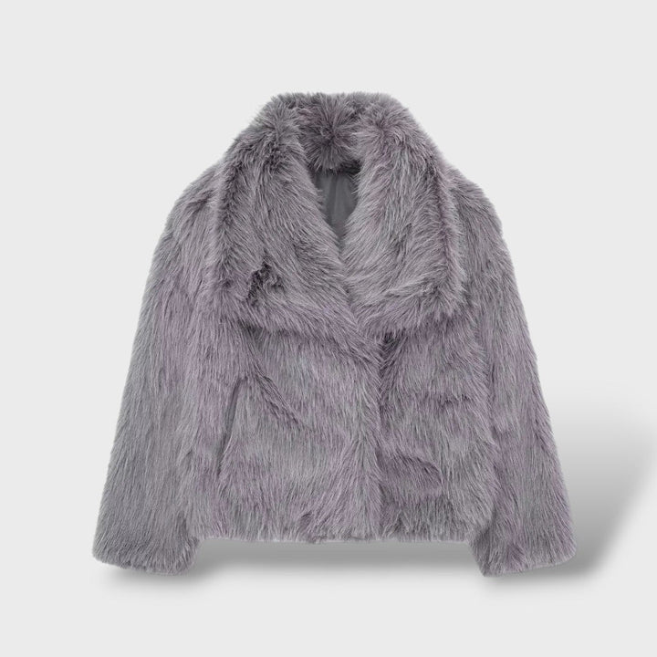 Anica - Zimski plašč z dlako