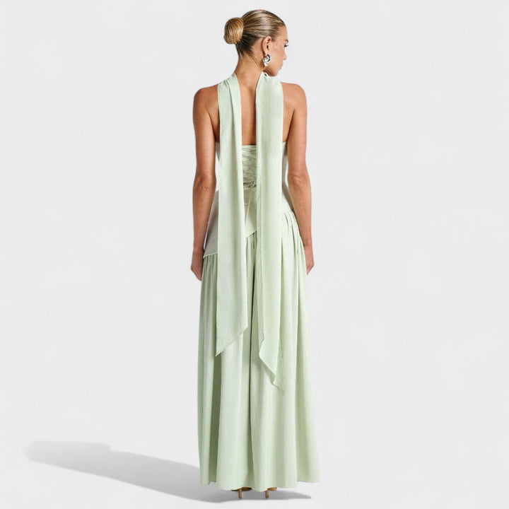 Hana - Elegantna dolga obleka s sofisticiranim krojem