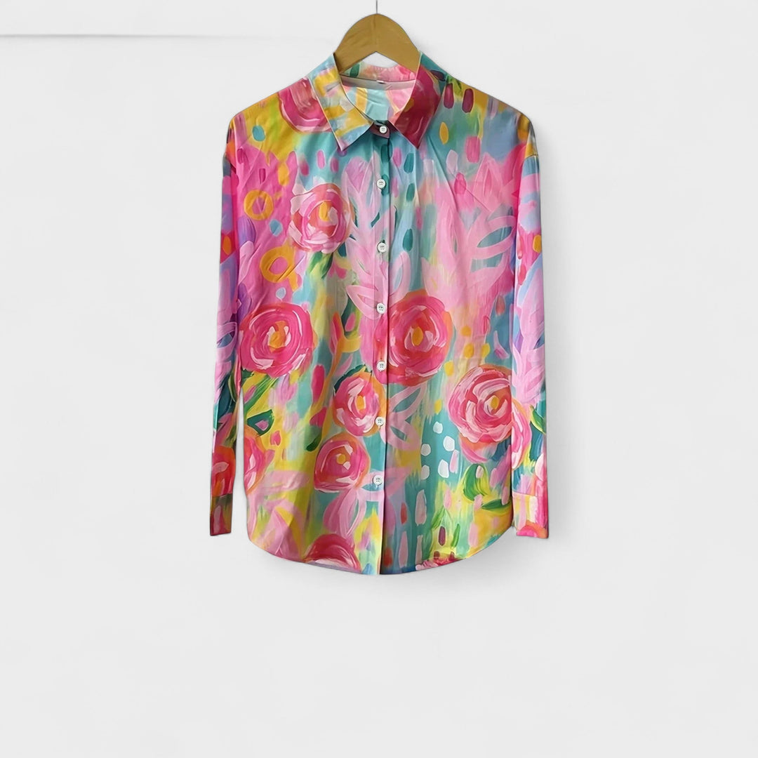 Antonija - Majica s Šarenim Uzorkom