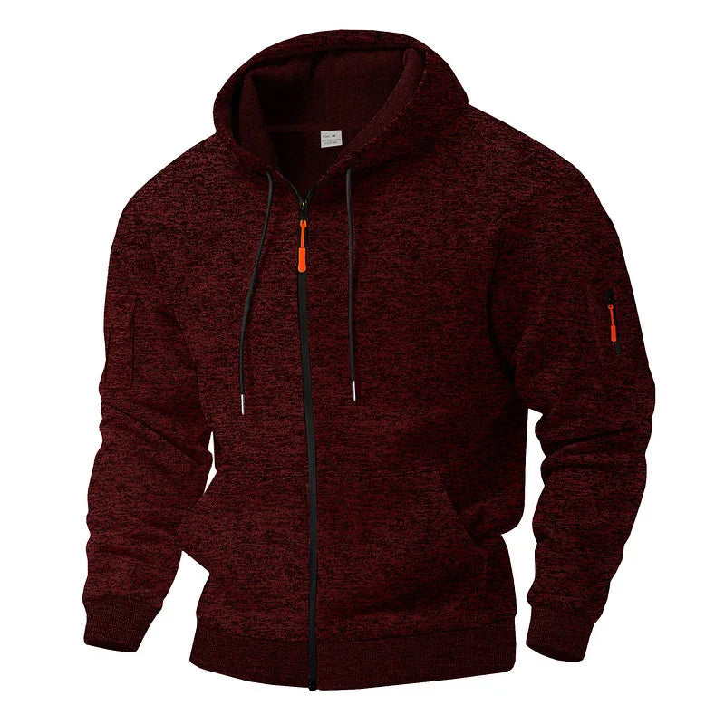 Matic - Fleece Hoodie z Odpornostjo in Zunanjim Stilom