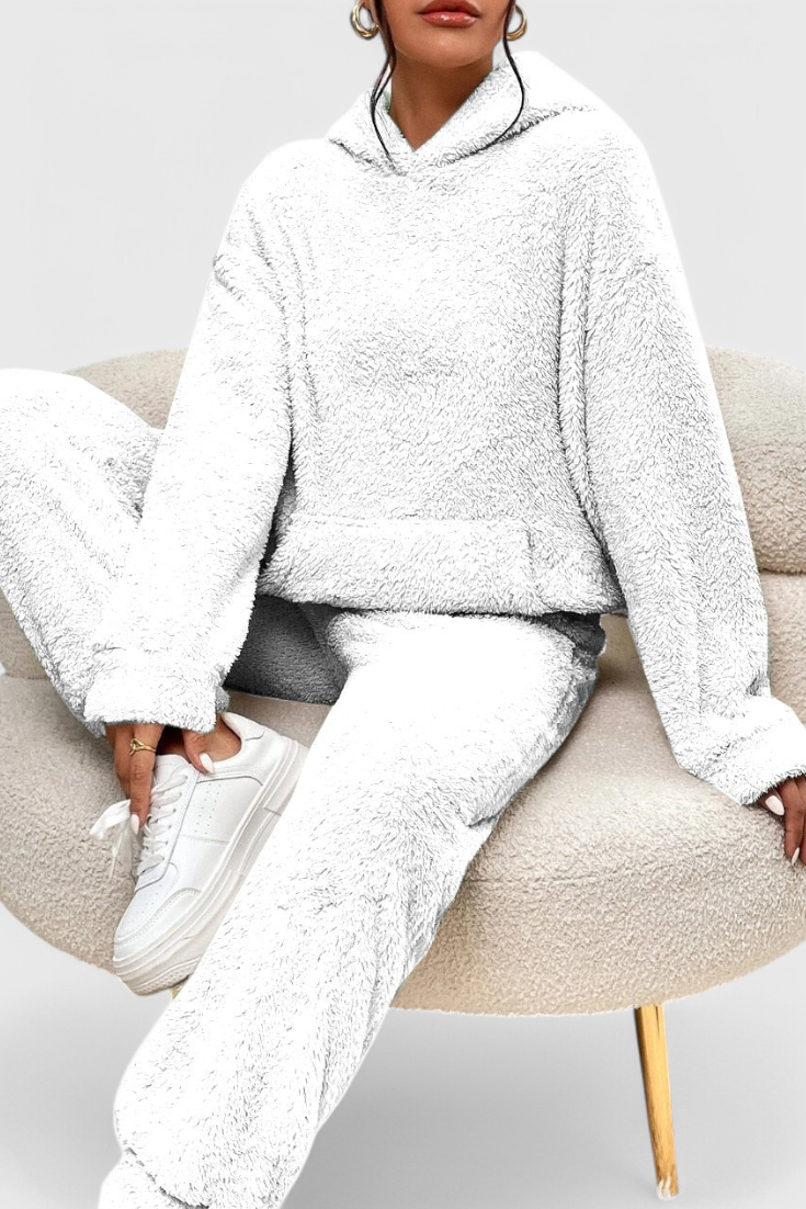 Rivae - Mehki teddy lounging dvoset za udobno nošenje