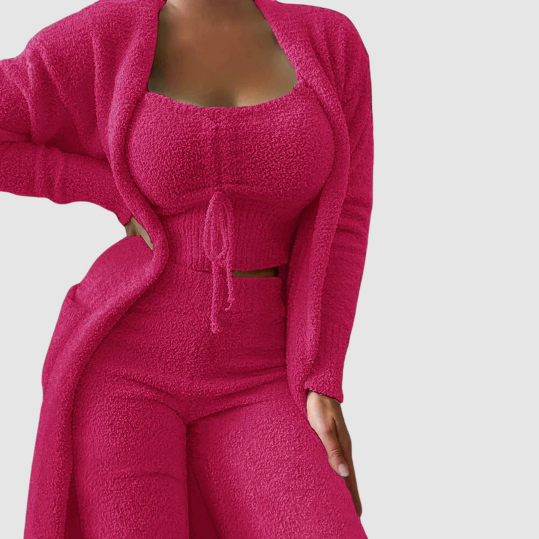 Mela - Pižamski Komplet S Tridelno Obliko