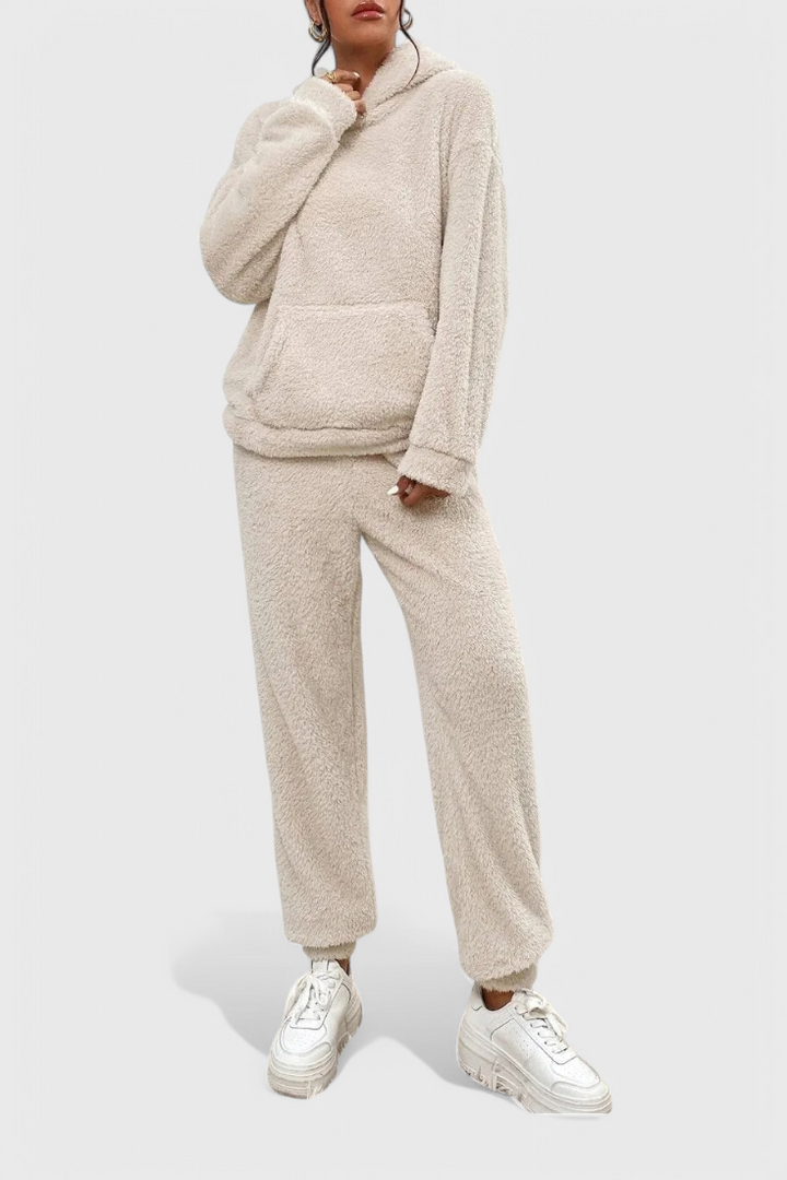 Rivae - Mehki teddy lounging dvoset za udobno nošenje