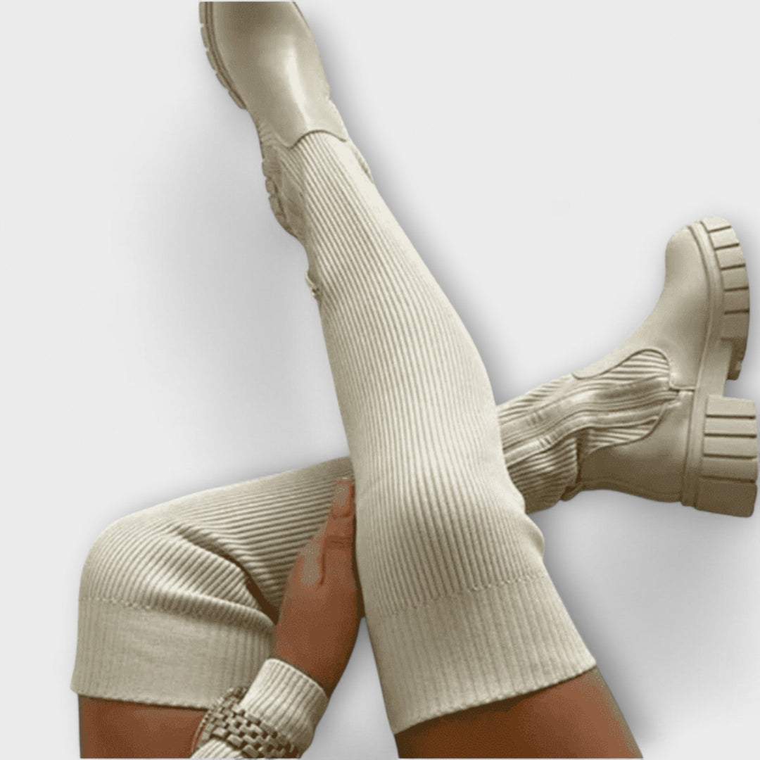 Gala - Nadkolenski Škornji Z Oporo Loka Stopala