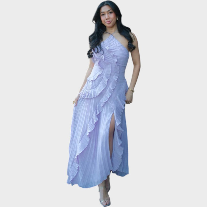 Ema - Dolga obleka z volančki