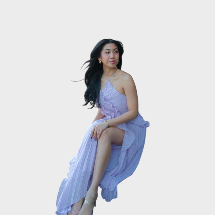 Ema - Dolga obleka z volančki