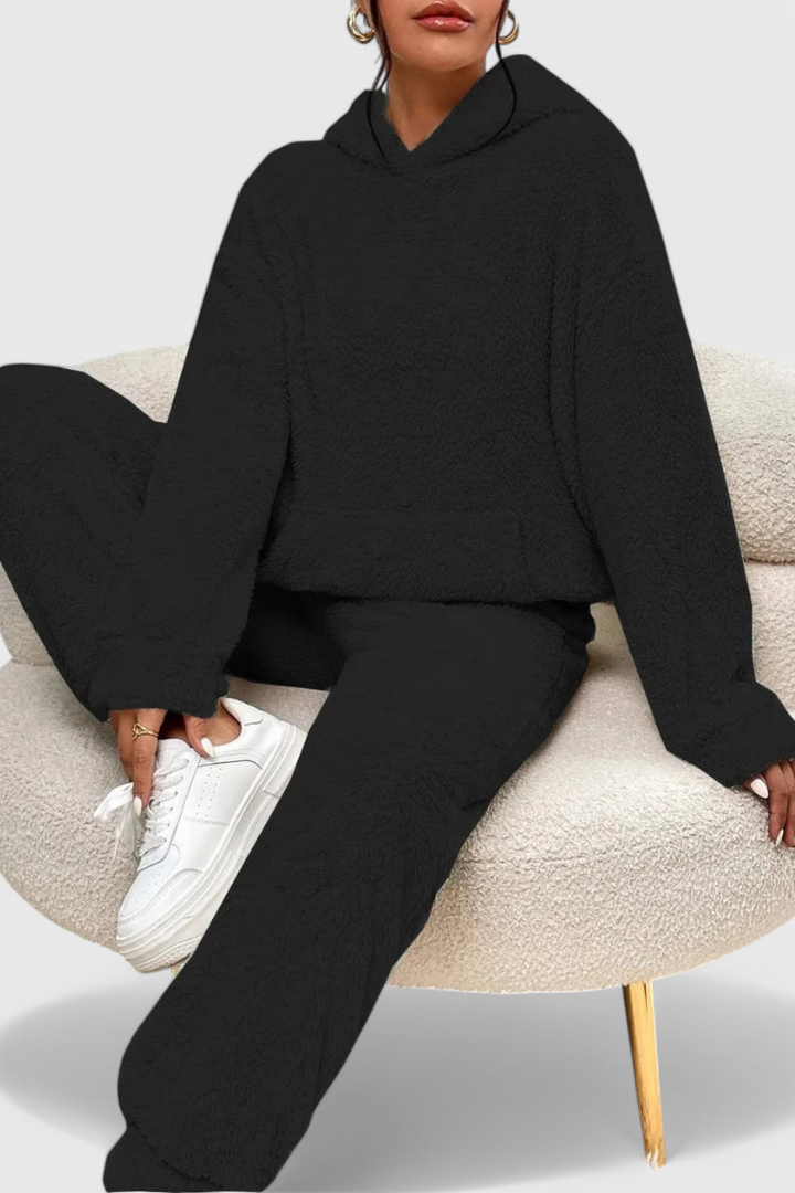 Rivae - Mehki teddy lounging dvoset za udobno nošenje