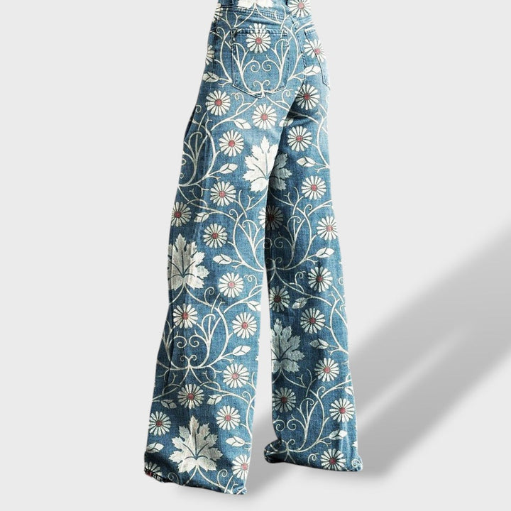 Zoya - Hlače Boho Vintage Z Sodobnim Krojem