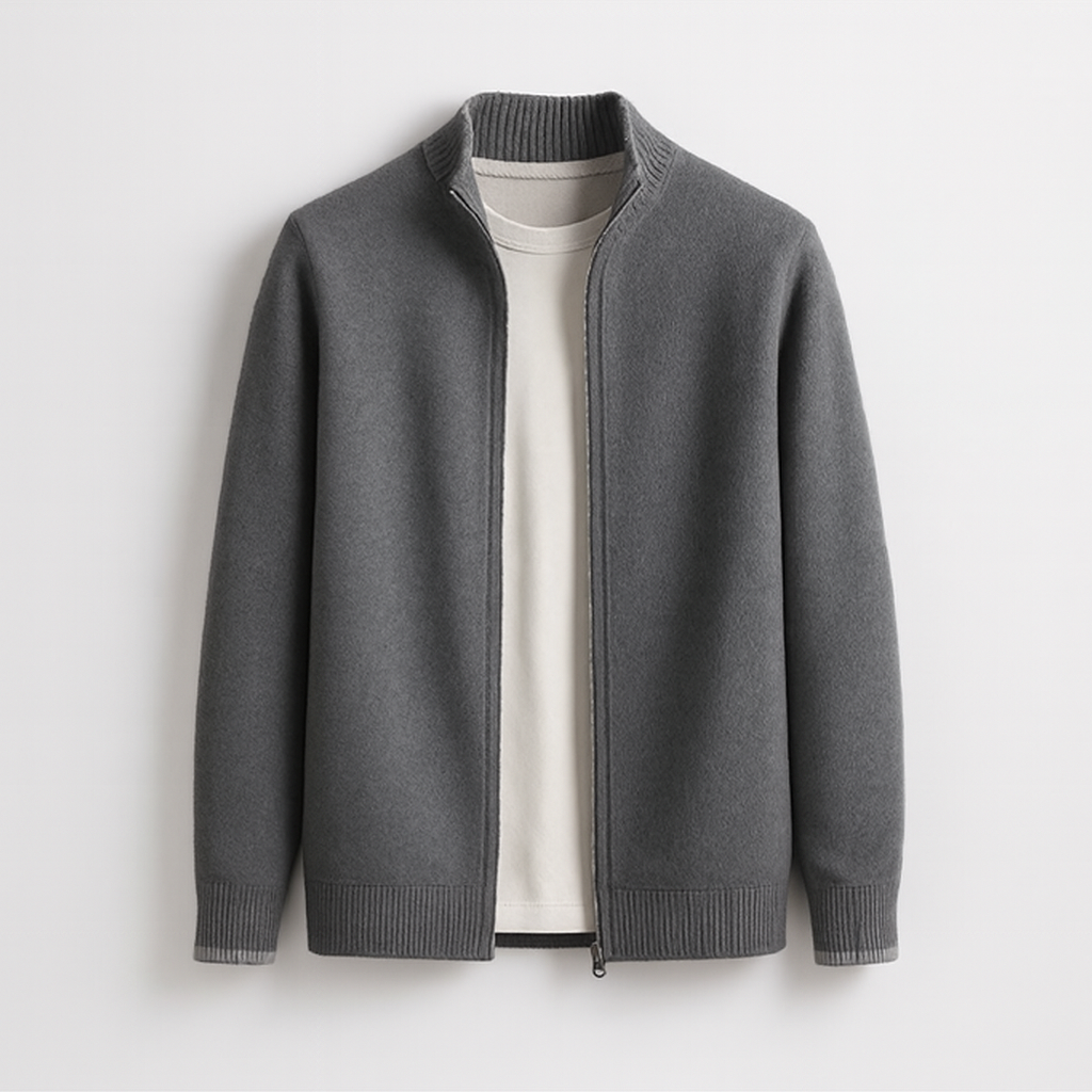 Peter - Elegantna volnena jakna z zadrgo