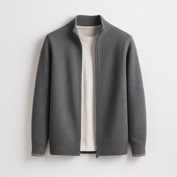 Peter - Elegantna volnena jakna z zadrgo