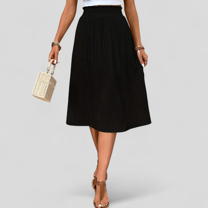 Ćura - Midi krilo z plisirano strukturo za dnevno uporabo