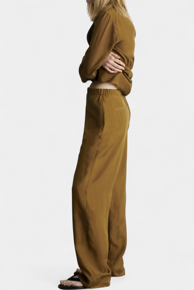 Riana - Komplet blazerja z Reverjem In Hlačami