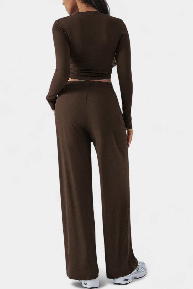 Nalia - Komplet 2 kosov z okroglim izrezom