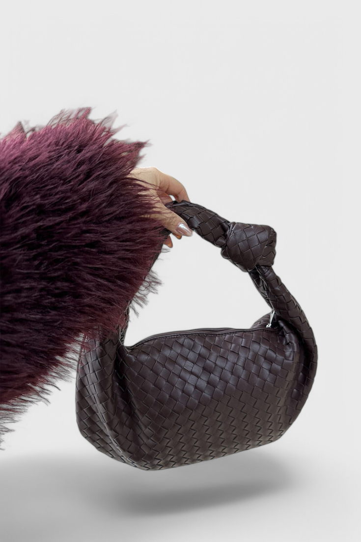 Lara - Torba za ramena s teksturo vzorca