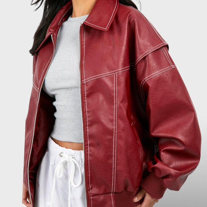 Maja - Bomber Jakna Za Ženske V Retro Slogu