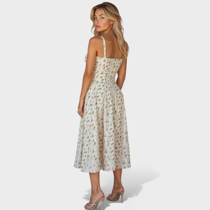 Petra - Midi Korset Obleka