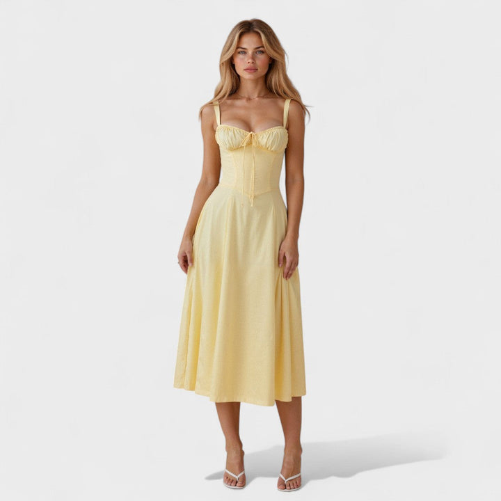 Petra - Midi Korset Obleka