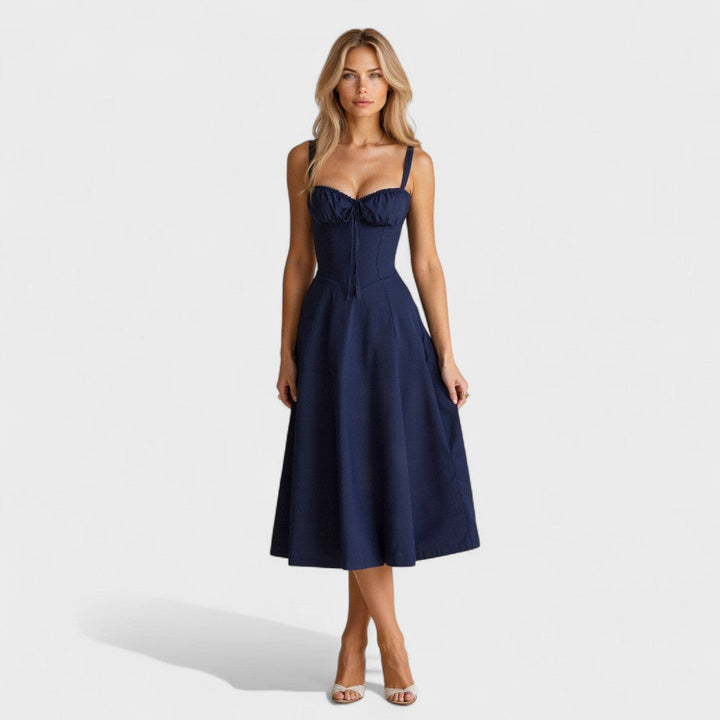 Petra - Midi Korset Obleka