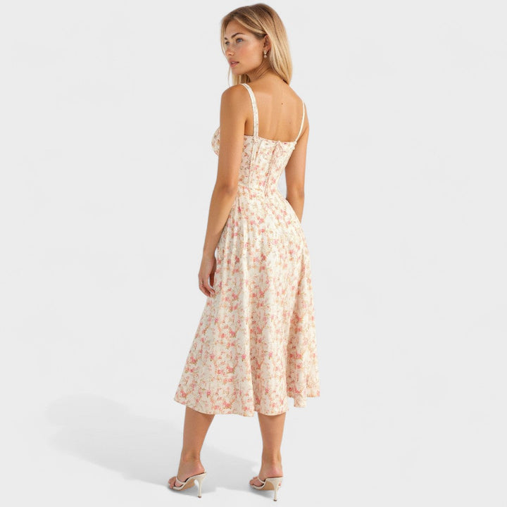 Petra - Midi Korset Obleka