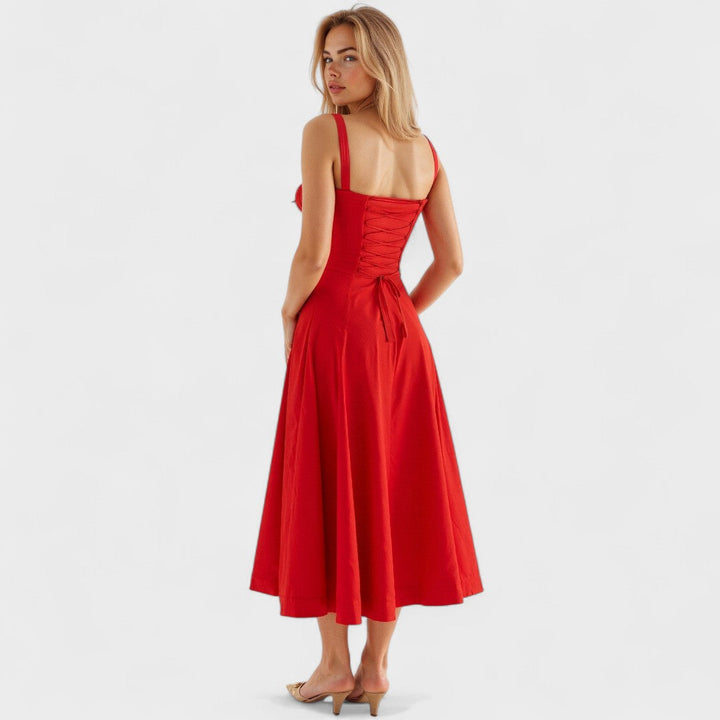 Petra - Midi Korset Obleka