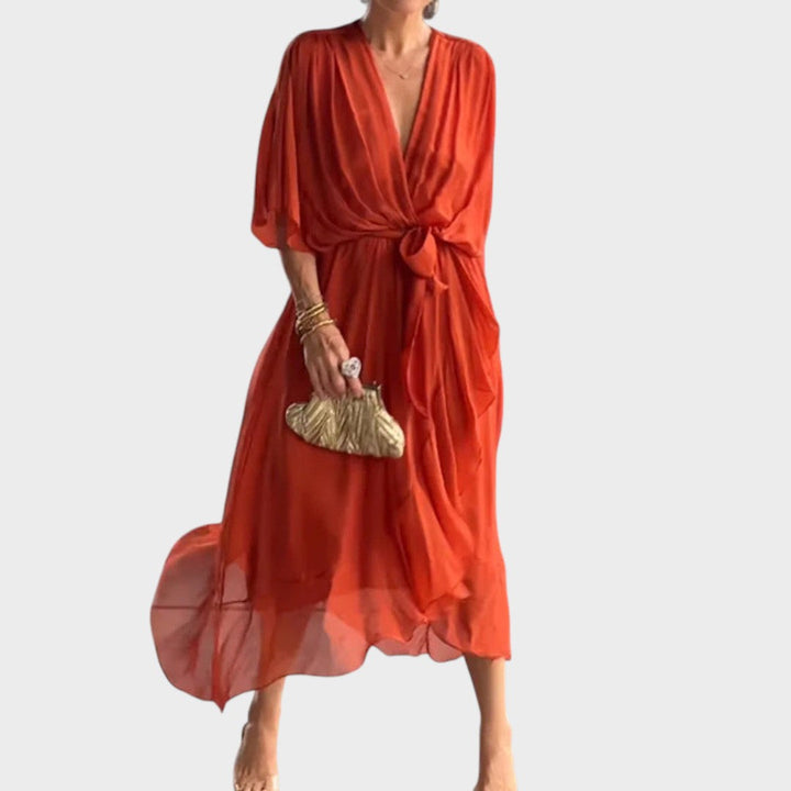 Martina - Elegantna Čipkasta Obleka